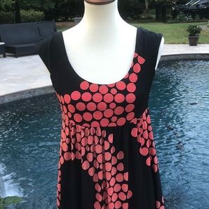 Gorgeous Red Circle/Dot Dress from New Directions